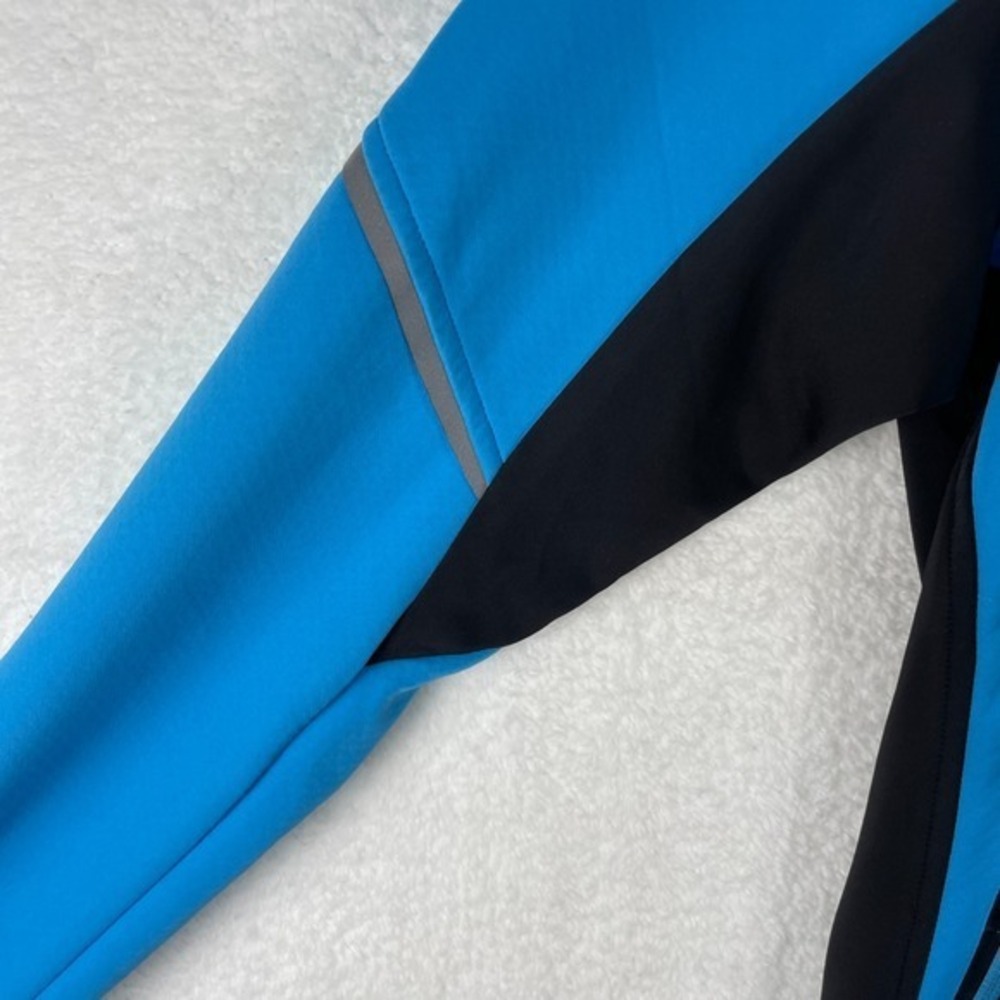 Sugoi Sz M‎ Firewall 220 Full Zip Blue Jacket Coat Running Jogging Cold Weather - Picture 15 of 17